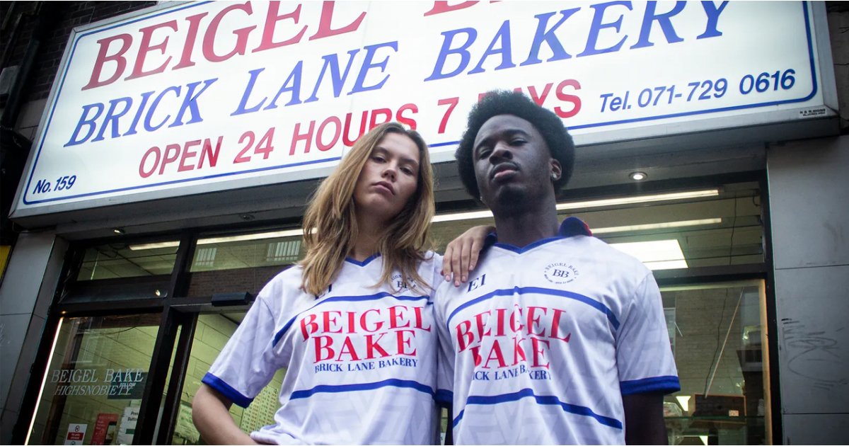 Brick Lane Beigel Bake 足球衫慶祝東區貝果誕生 50 週年