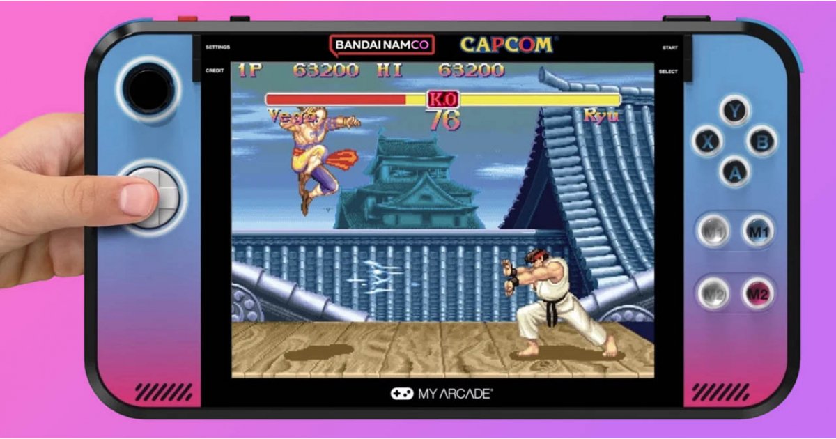 My Arcade 巨大的復古掌機包含 Capcom 和 Namco 的經典作品